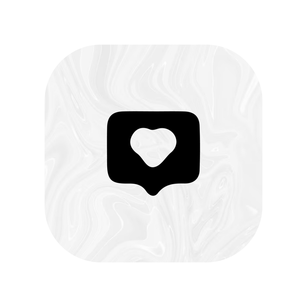 A white heart icon on a flat shape flat illustration flat png