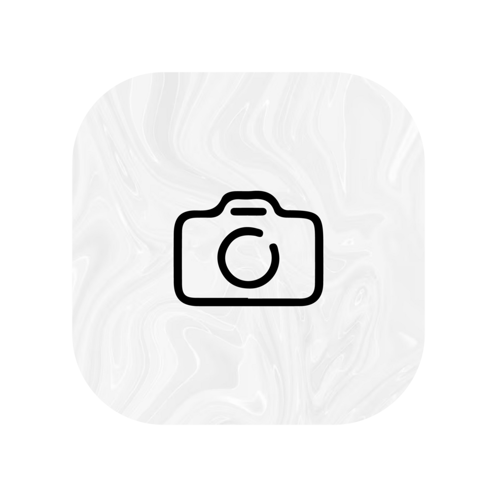A white square with a camera icon on it png