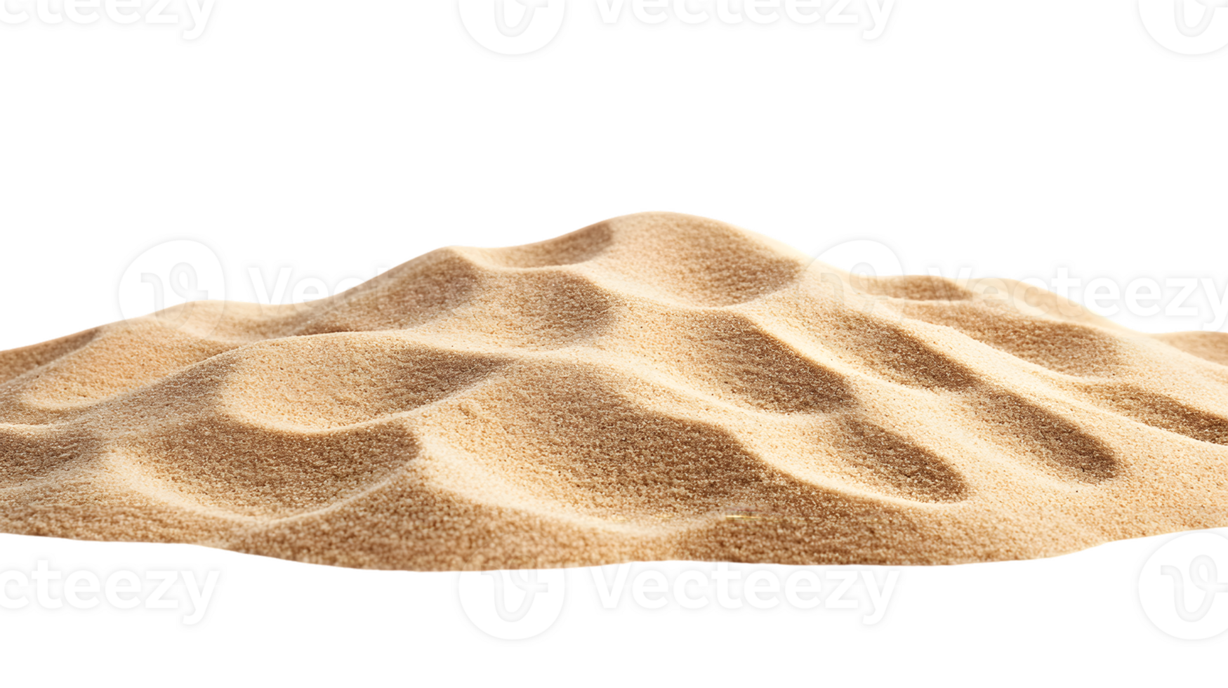 Sand Pile Isolated on Transparent Background png