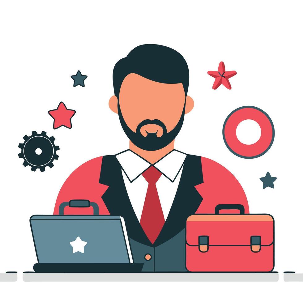 Concept Illustration of Innovative and Modern Job Roles in the Future Workforce vector