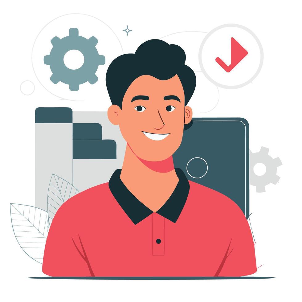 Conceptual Illustration of New Entries with Growth and Addition Symbolism vector