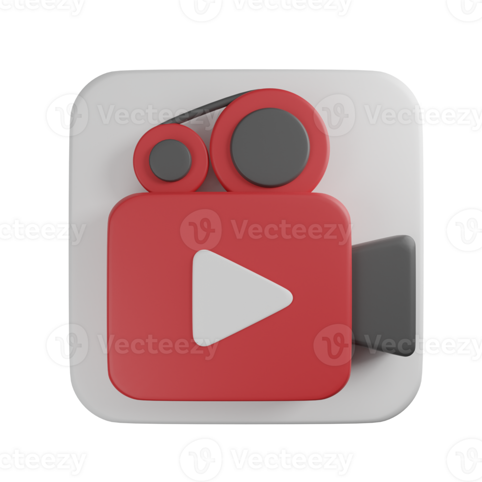 Movies App 3D Icon png