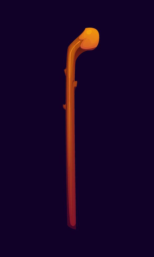 St Patrick day and Irish holiday, walking stick vector