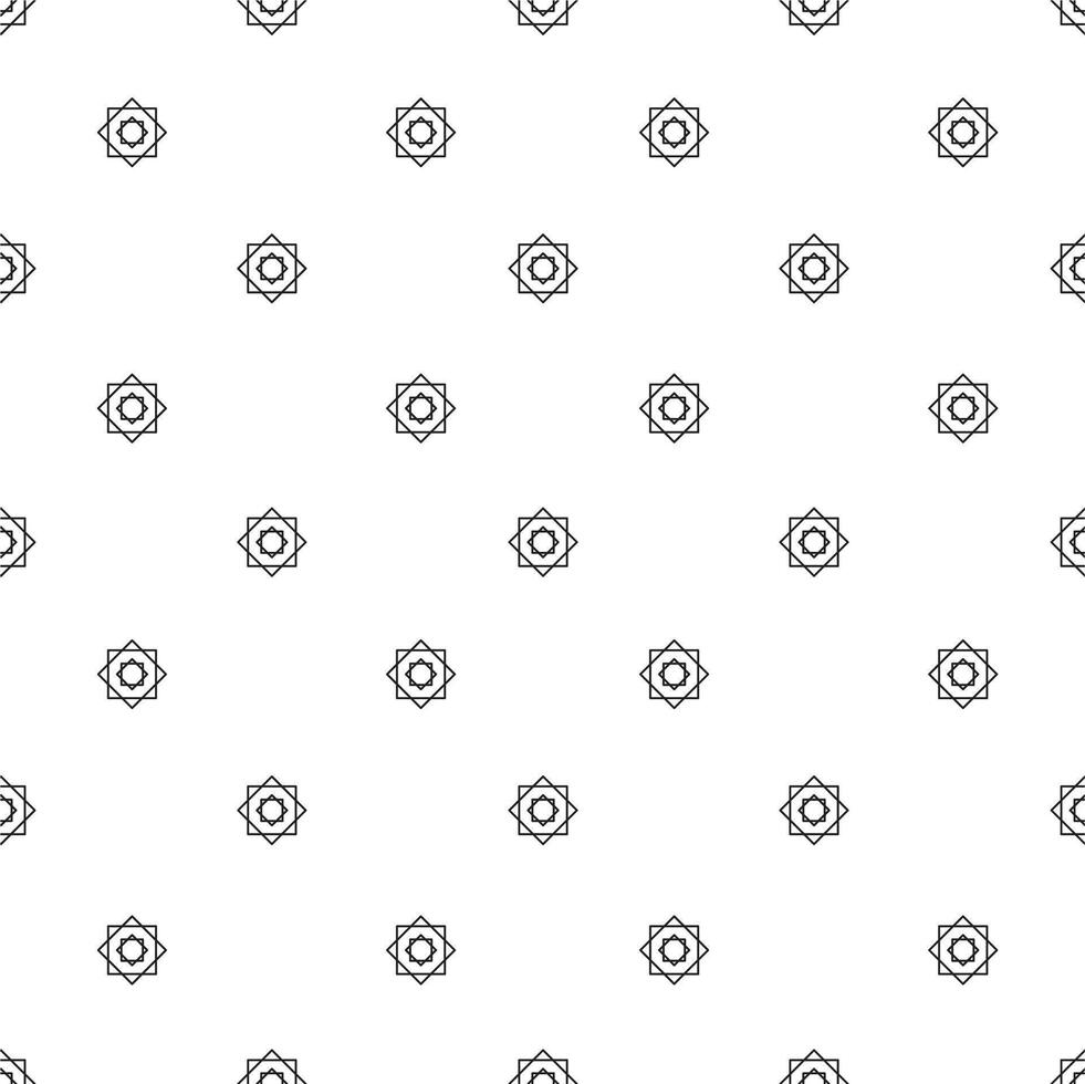 Unique seamless geometric design with intricate details for decorative purposes. vector