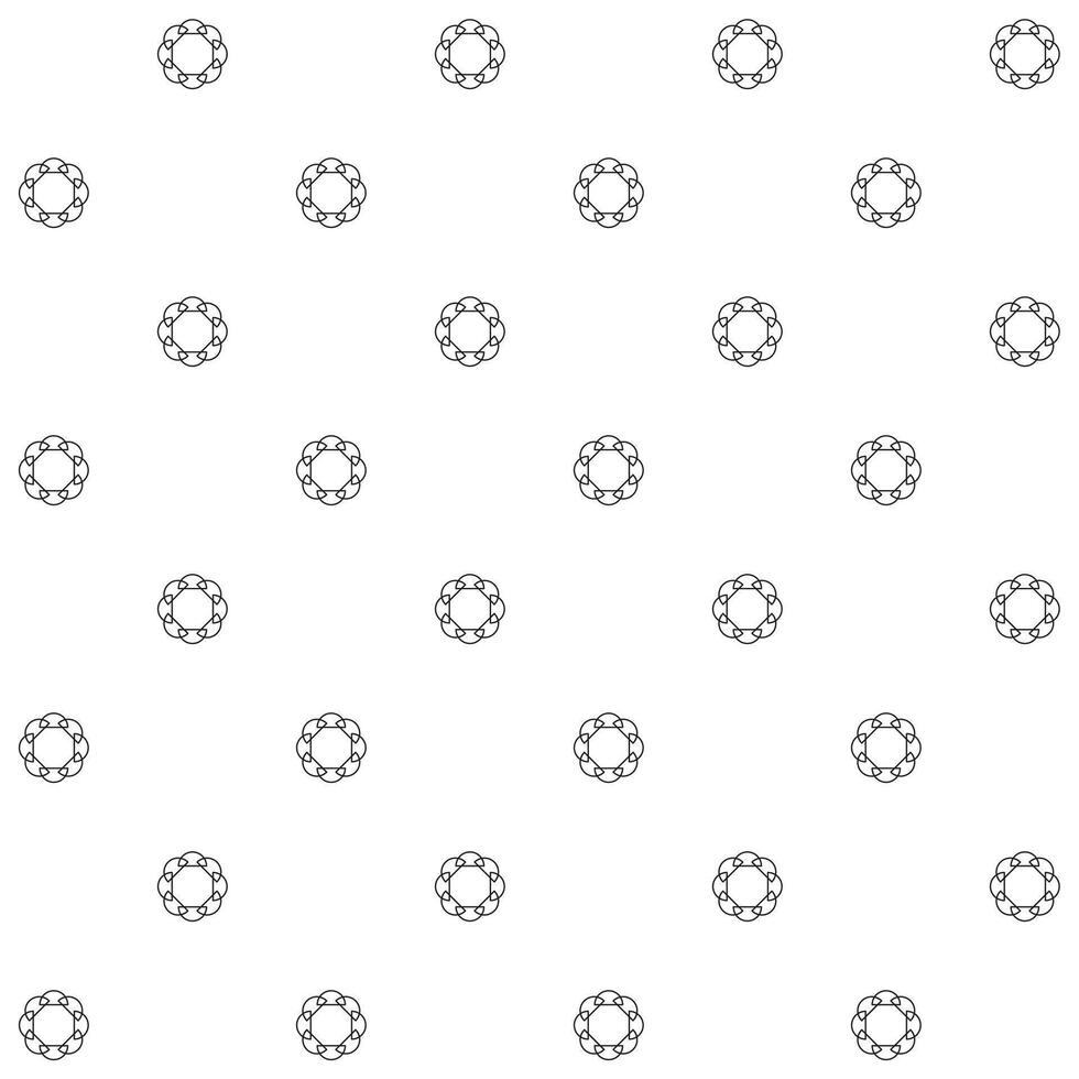 Modern geometric pattern with seamless repetition, ideal for fabric, web, and graphic design. vector