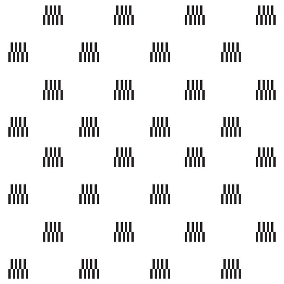a seamless pattern with black and white stripes vector