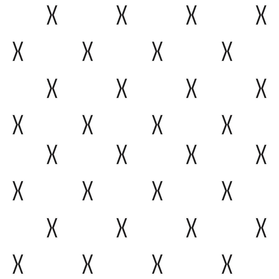 a seamless pattern with a black and white cross vector