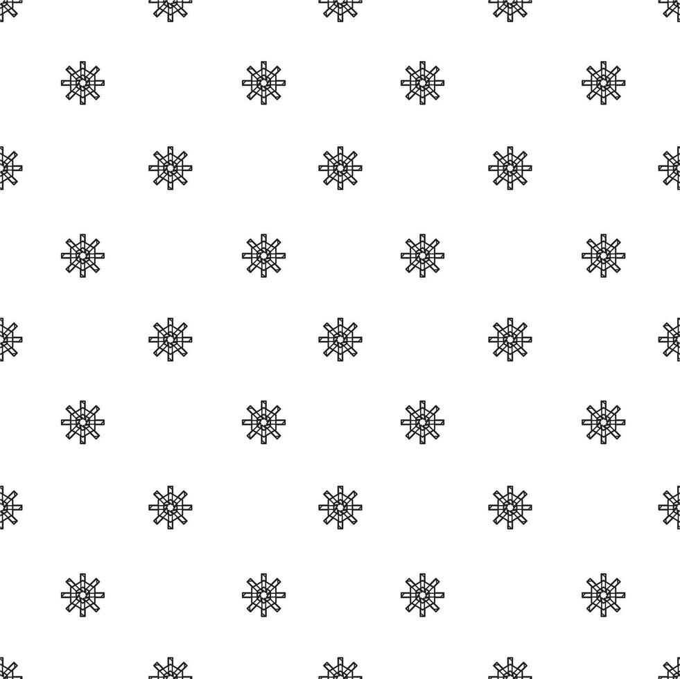 snowflake pattern seamless repeat for any web design vector