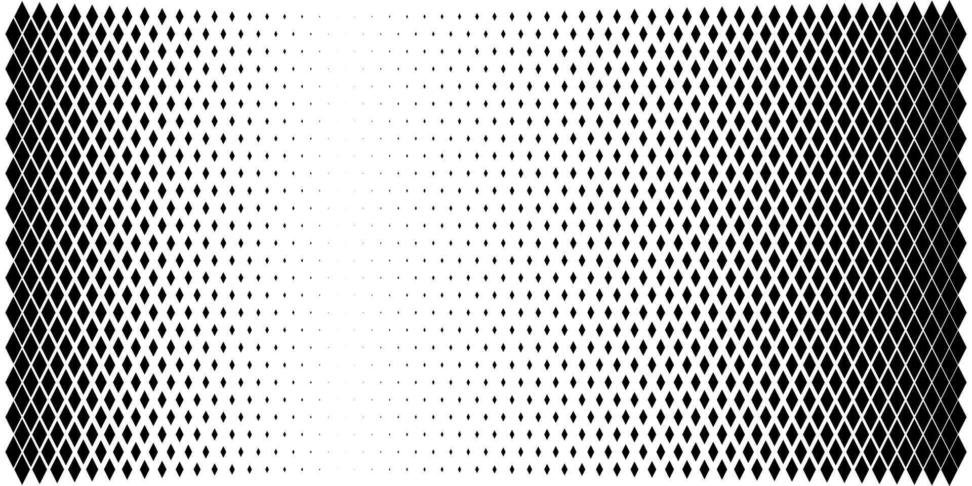 Dot pattern background. Square pixel fade abstract geometric gradient. Diamond primitive cyber matrix texture. Grid digital shape graphic halftone design. Dissolve mosaic optical cube effect vector
