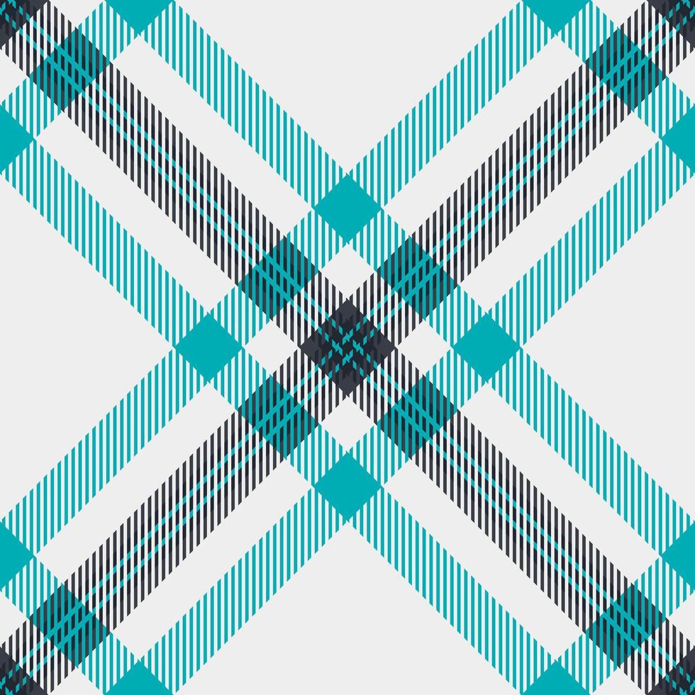 Tee pattern texture, custom background fabric check. December seamless tartan textile plaid in white and cyan colors. vector