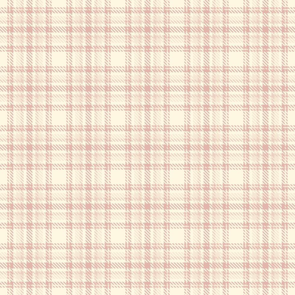 Trendy check texture seamless, scrap textile pattern. Bandana fabric tartan background plaid in light and cornsilk colors. vector