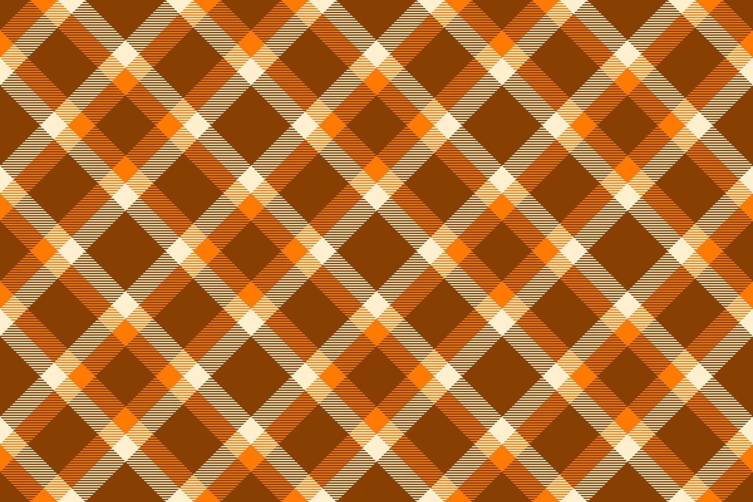 Elegance texture plaid tartan, holiday check background pattern. Perfect fabric textile seamless in orange and bright colors. vector