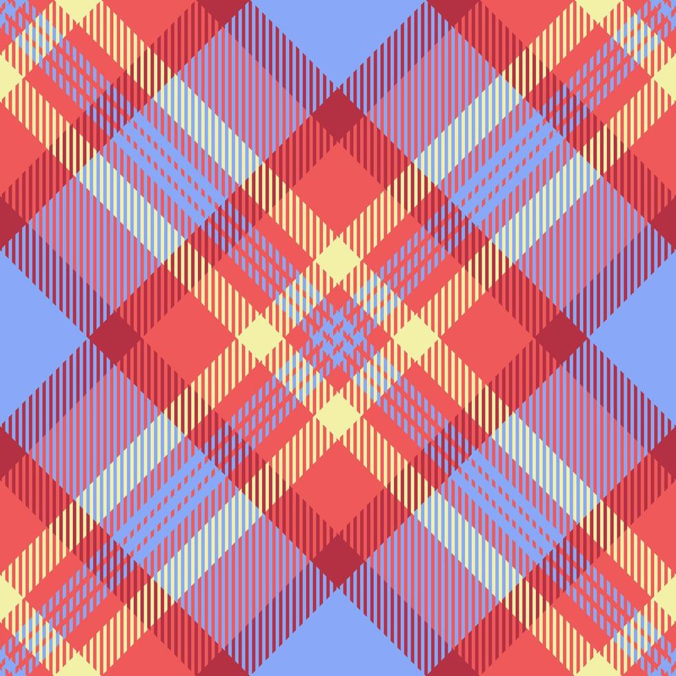 Man plaid background texture, menu check textile . Business pattern seamless tartan fabric in red and blue colors. vector