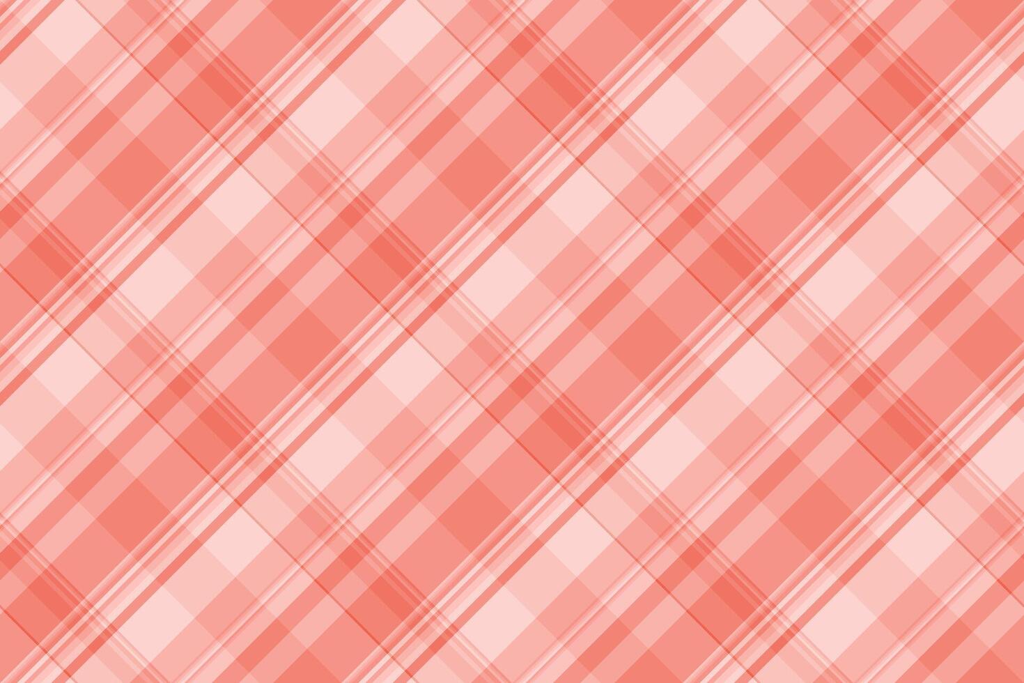 Decorate tartan check seamless, costume texture textile . Drawing pattern plaid fabric background in red and light colors. vector