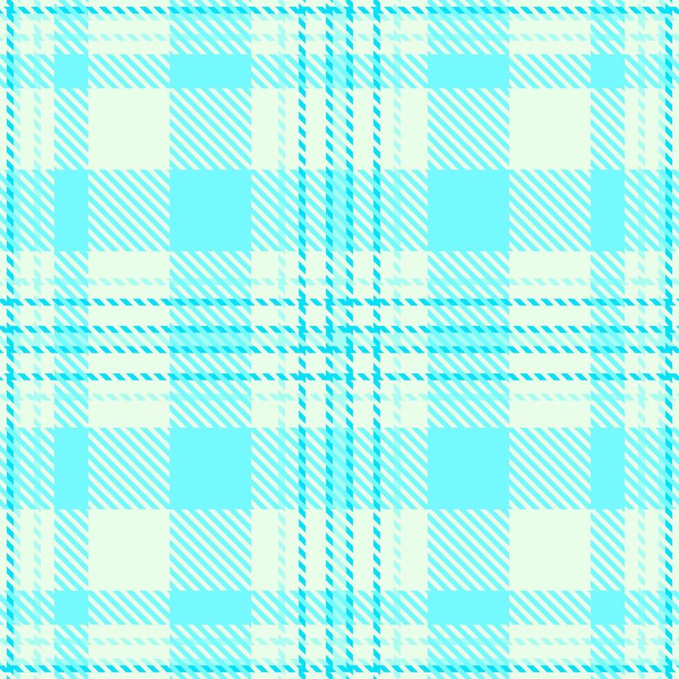 Vibrant turquoise and pastel plaid pattern. Perfect for textile design, website backgrounds, or crafting projects. This cheerful, seamless texture evokes feelings of freshness and tranquility. vector