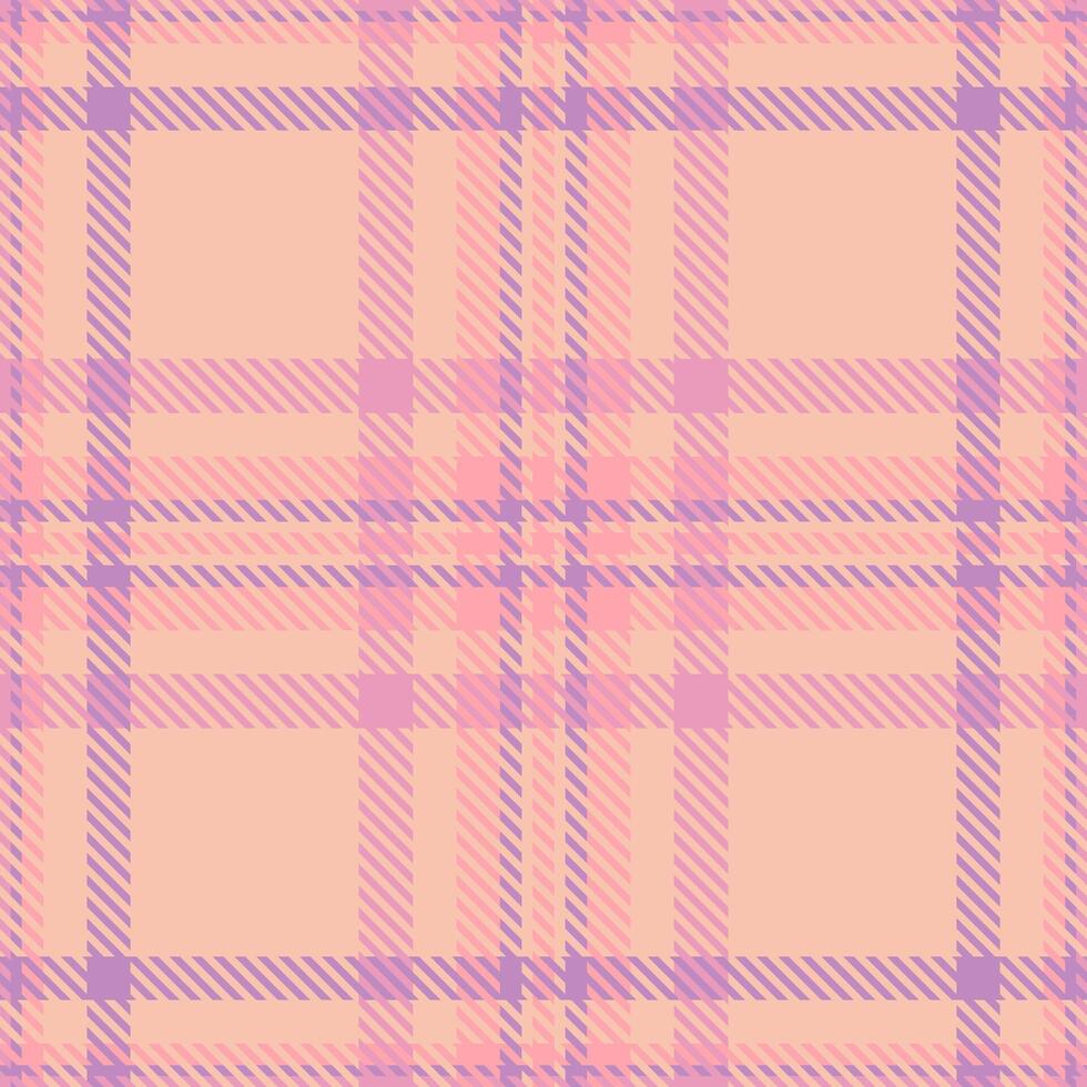 Garment seamless tartan, give check pattern background. Daisy texture textile fabric plaid in light and pastel colors. vector