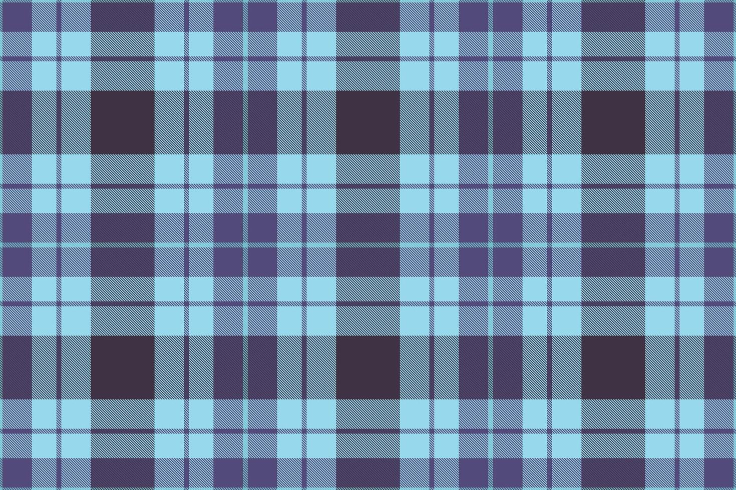 Elegant blue and purple plaid pattern. Perfect for textile design, website backgrounds, or fashion projects. This seamless texture evokes feelings of sophistication and calm. vector