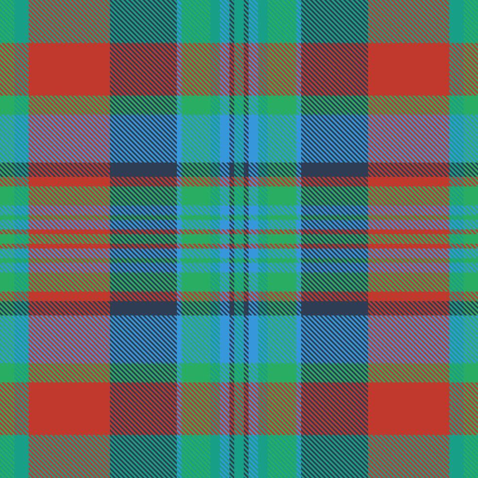Vibrant multicolored plaid pattern. Perfect for textile design, fashion, or website backgrounds. vector