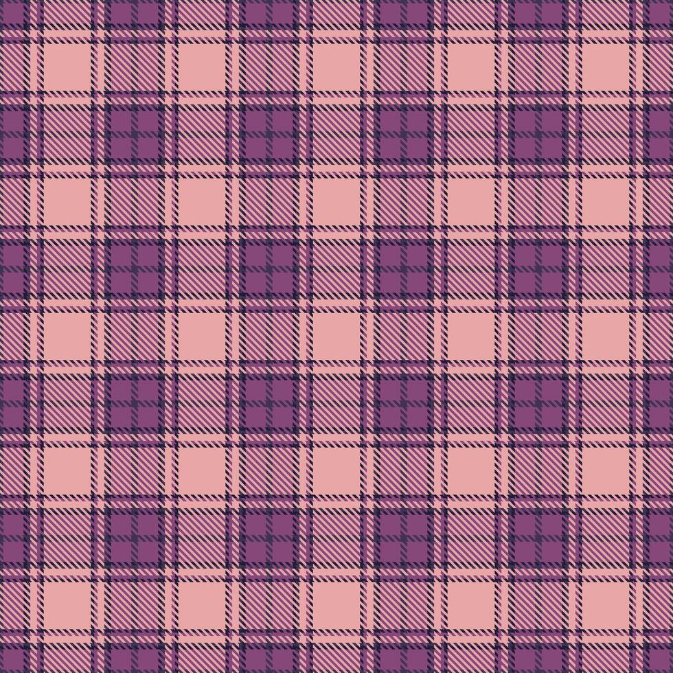 Sofa pattern texture check, single background plaid textile. Carpet seamless tartan fabric in light and pink colors. vector