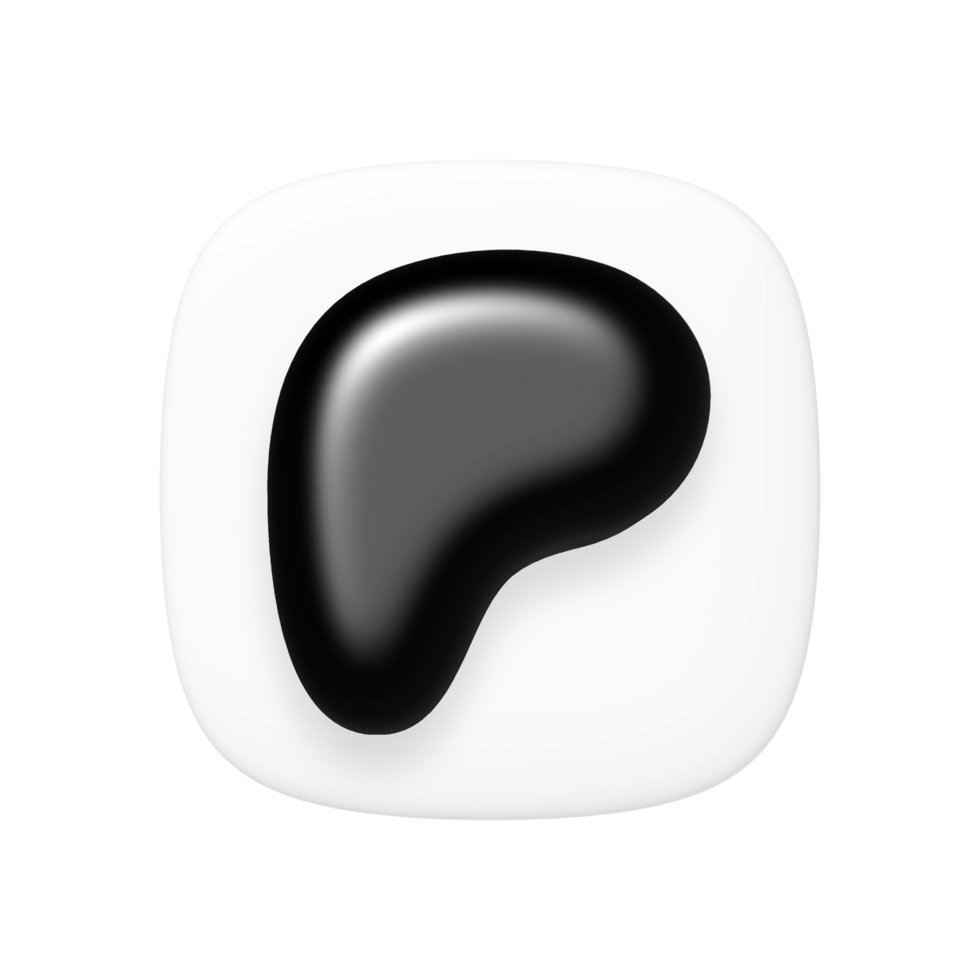 Patreon app icon on transparent background png