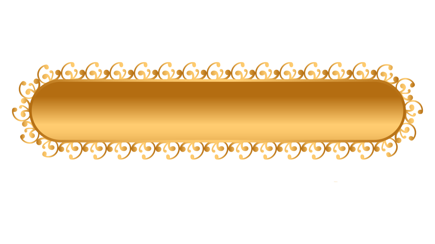 Set of luxury color golden arabic islamic banner title frame text box border transparent background png