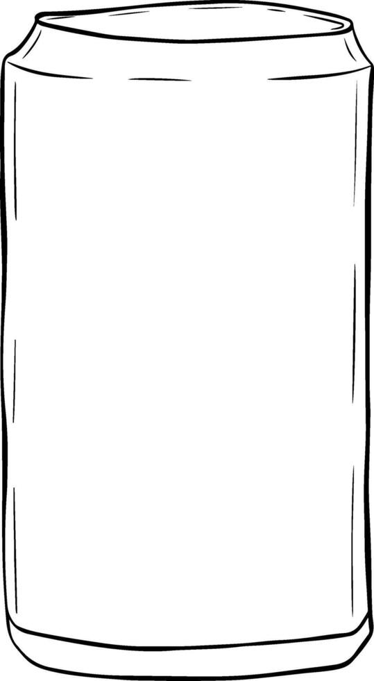 Transparent jar graphic line ink illustration. isolated on the theme of conservation. Glass jar in outline style on white background vector
