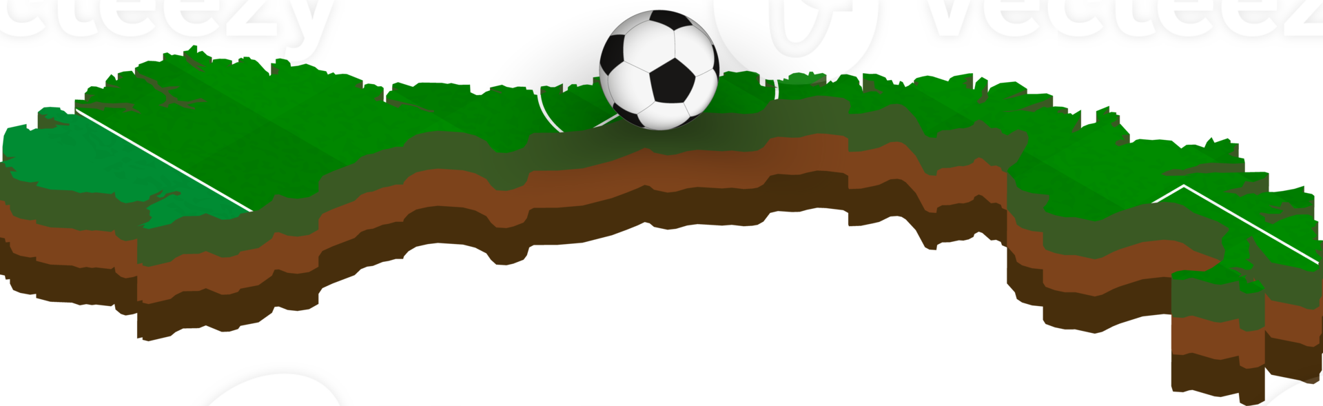Isometric map of Norway with football field. png