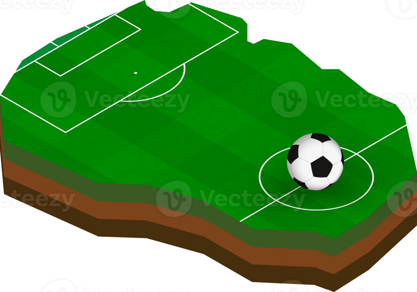 Isometric map of North Macedonia with football field. png
