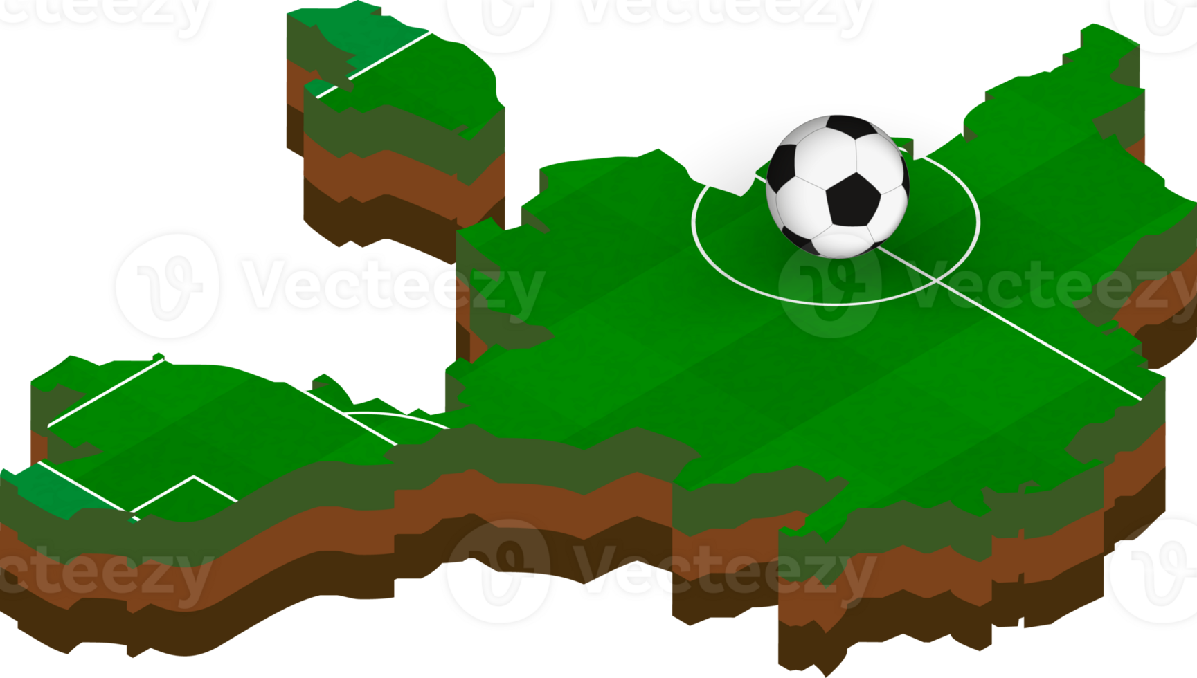 Isometric map of Sark with football field. png