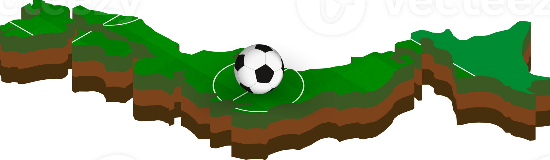 Isometric map of Japan with football field. png