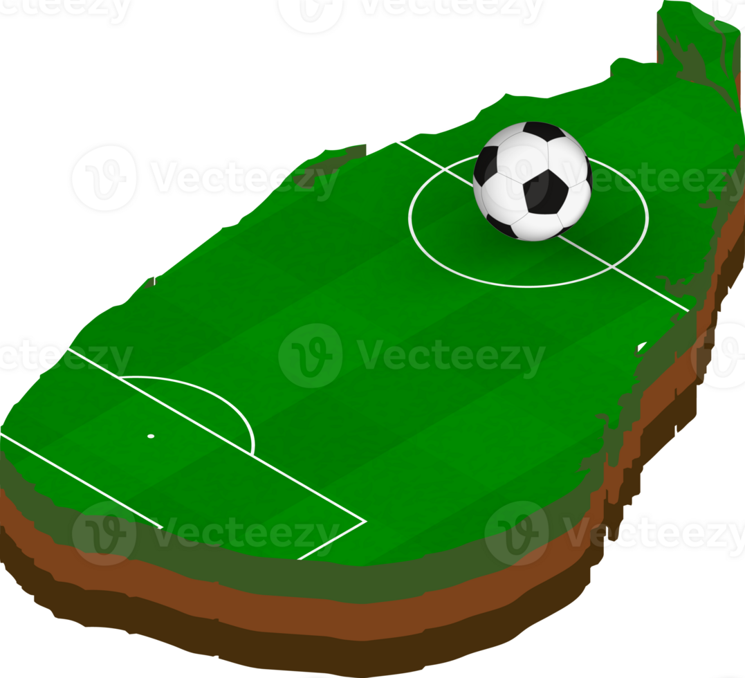 Isometric map of Sri Lanka with football field. png