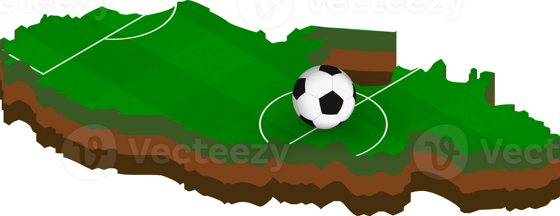 Isometric map of Alderney with football field. png