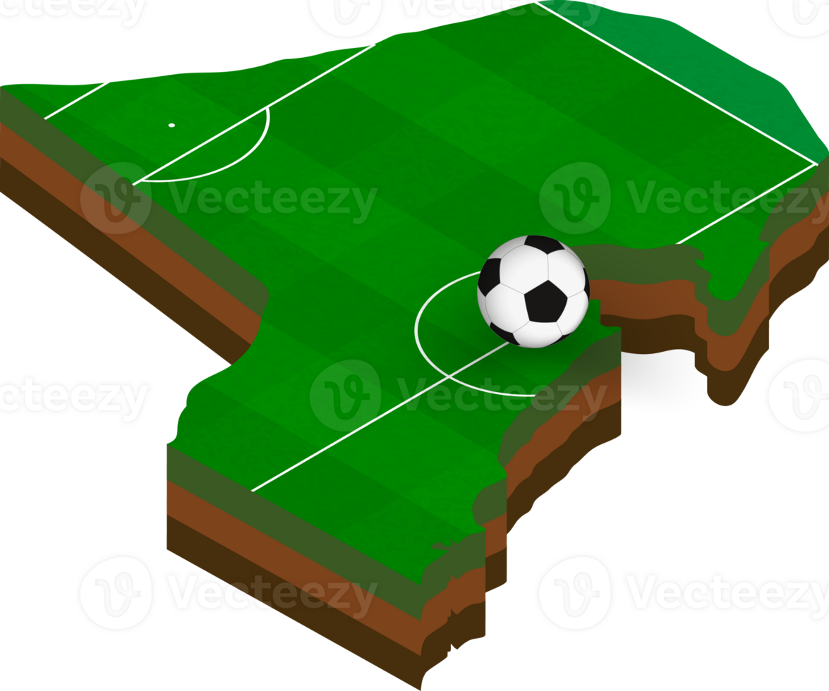 Isometric map of Kuwait with football field. png