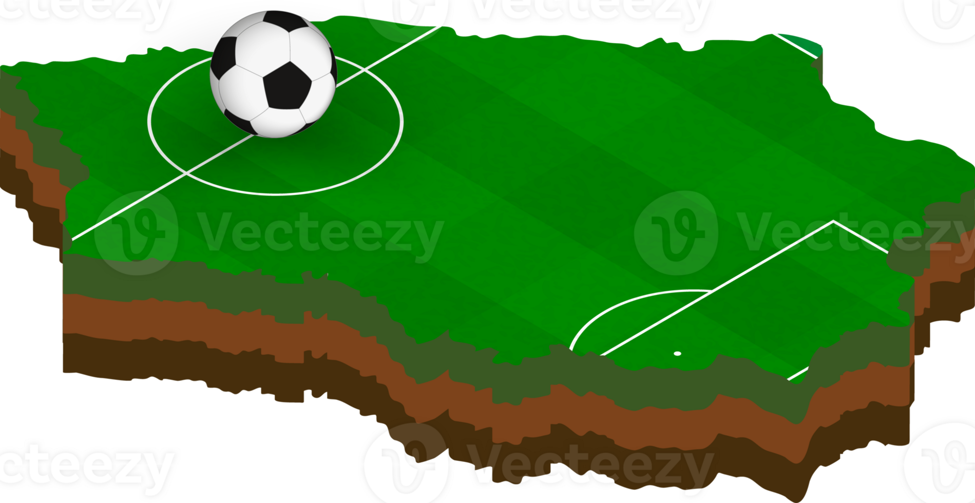 Isometric map of Saint Helena with football field. png