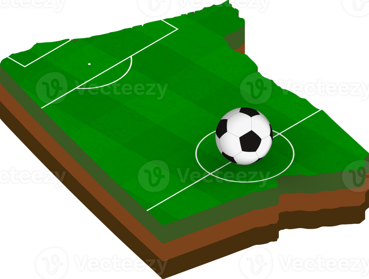 Isometric map of Oregon with football field. png