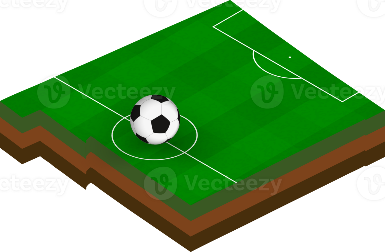 Isometric map of New Mexico with football field. png
