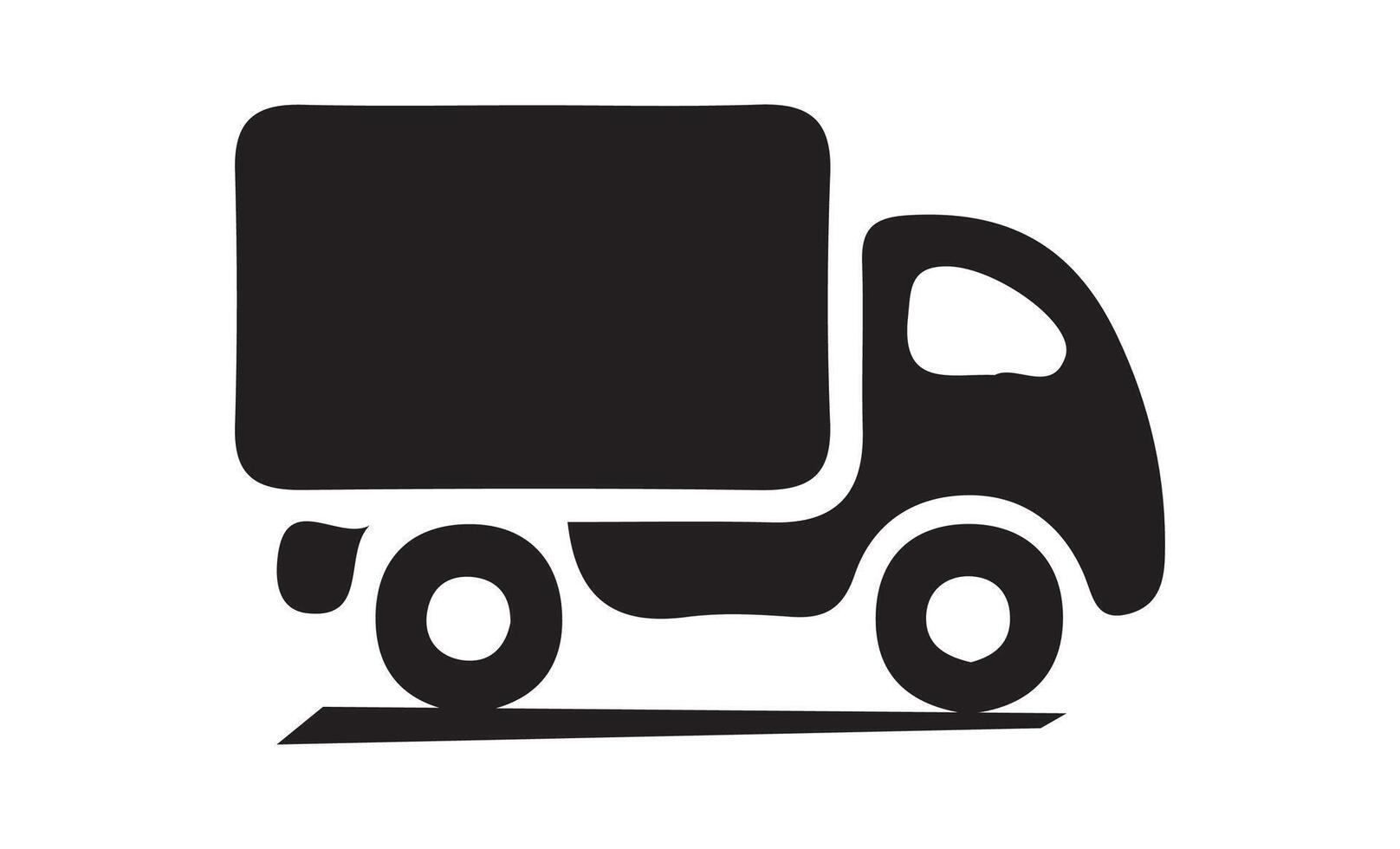 Delivery Truck icon.Free delivery 24 hours. Logistic trucking sign vector