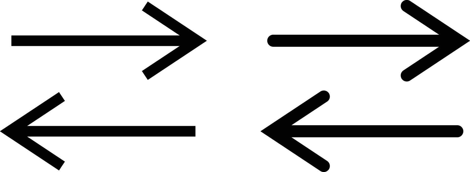 Direction arrows for transfer icon set .sync, migration data color symbol vector