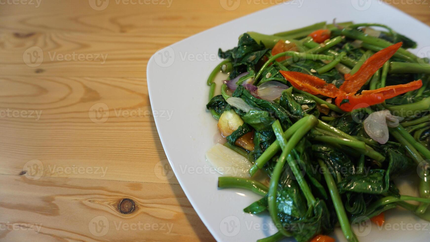 A plate of food on a table photo
