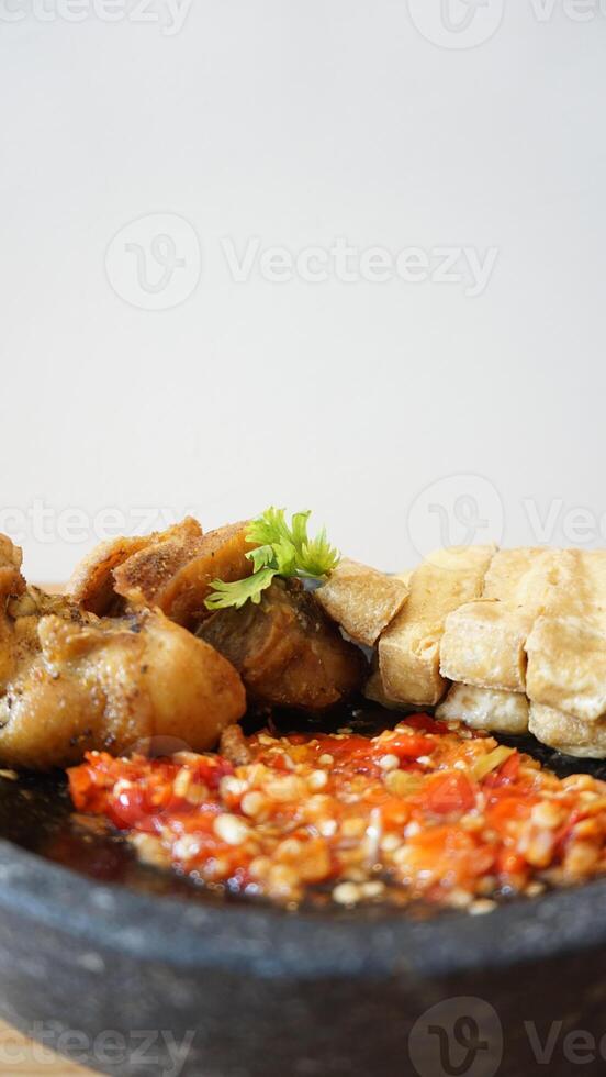 A plate of food on a table photo