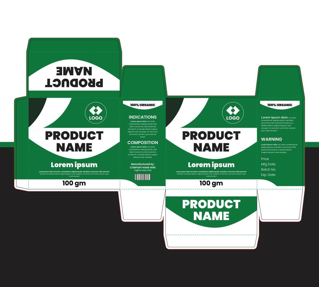 Natural Packaging Design, Designs emphasizing natural and organic product vector