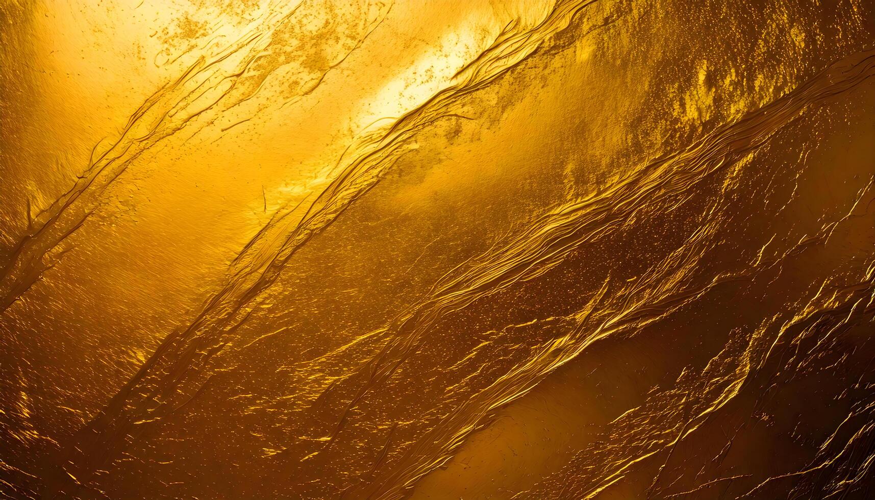 Golden texture background with a golden light photo