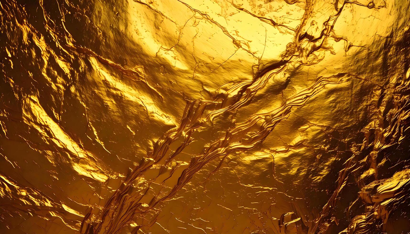 Golden foil texture background photo