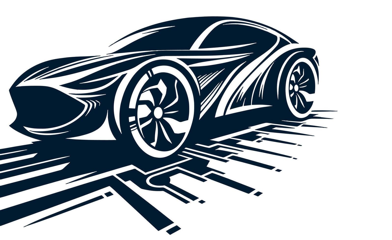 An image of a car illustration on a white background vector