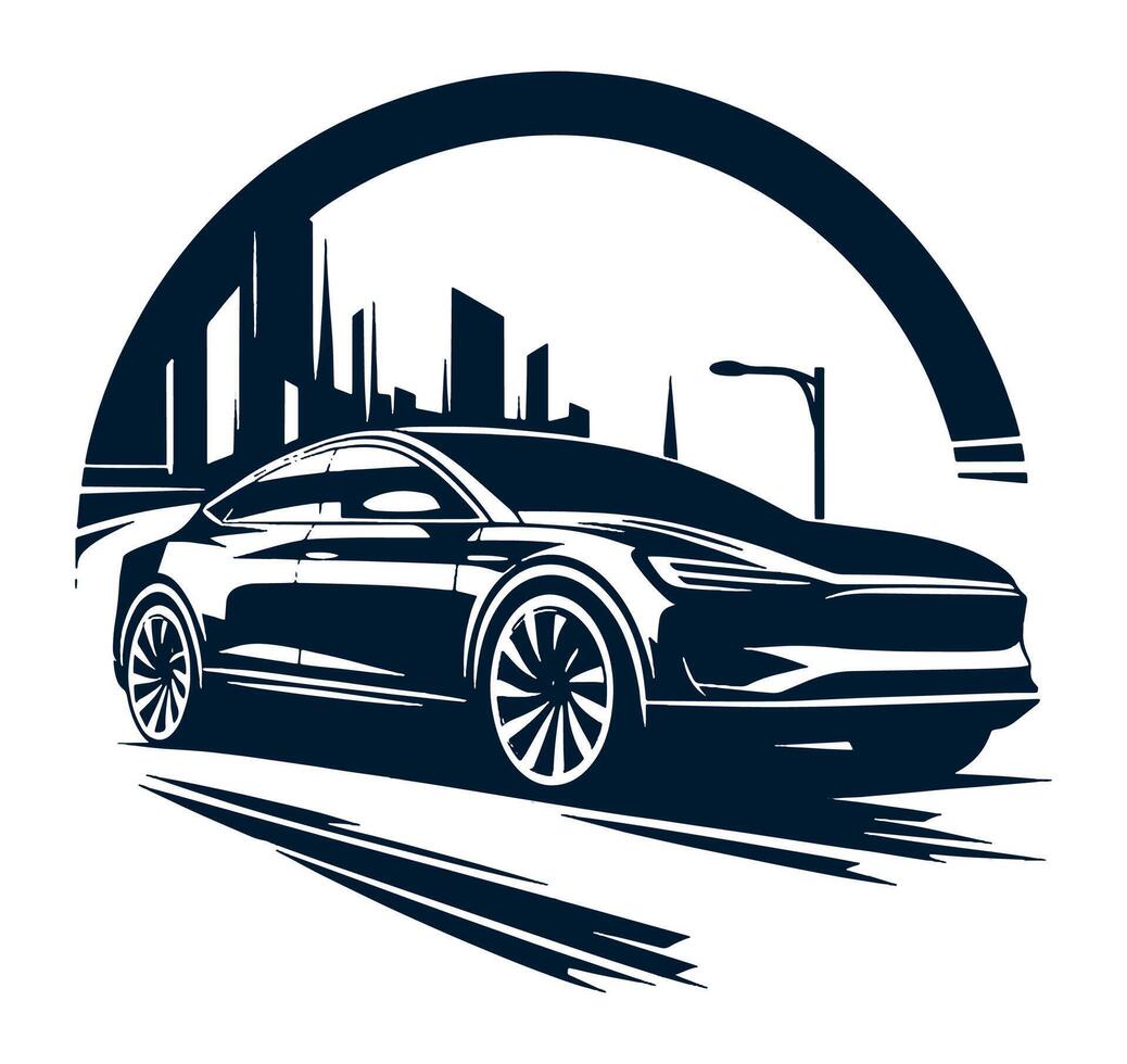 The logo for a car company vector
