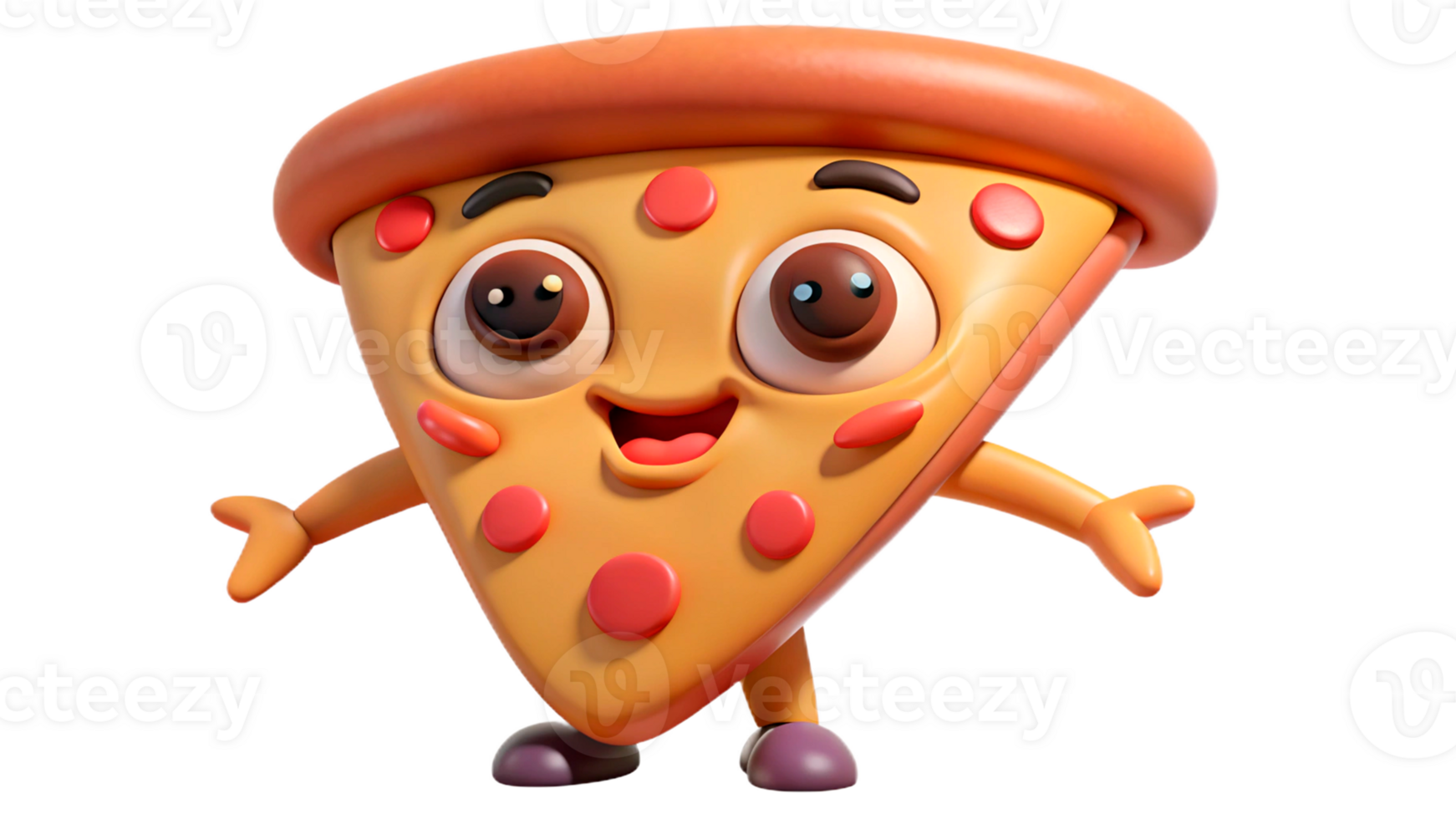 Nice Pizza Slice Cartoon png