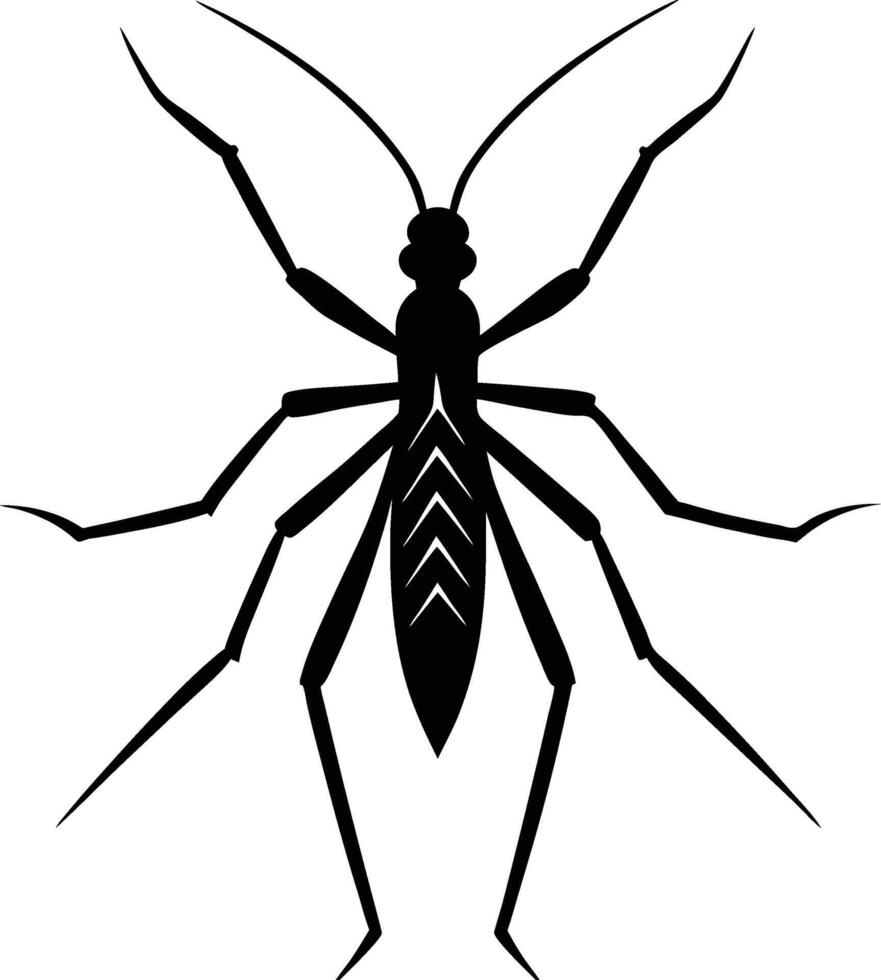 Water stride silhouette illustration vector