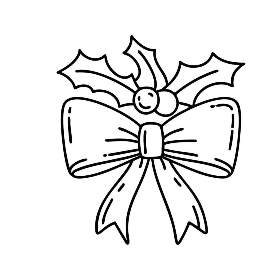 An Illustration of letter M stand for Mistletoe vector