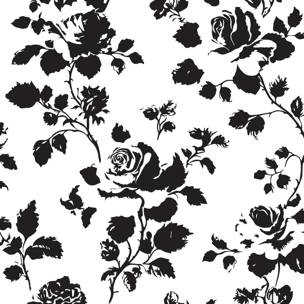 Royal-Inspired Floral Pattern vector