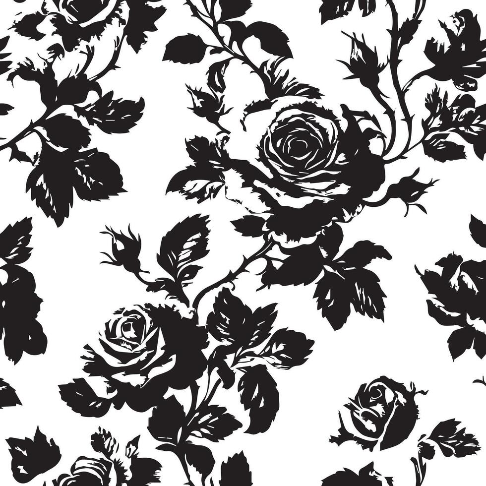 Ornate Victorian Floral Pattern vector
